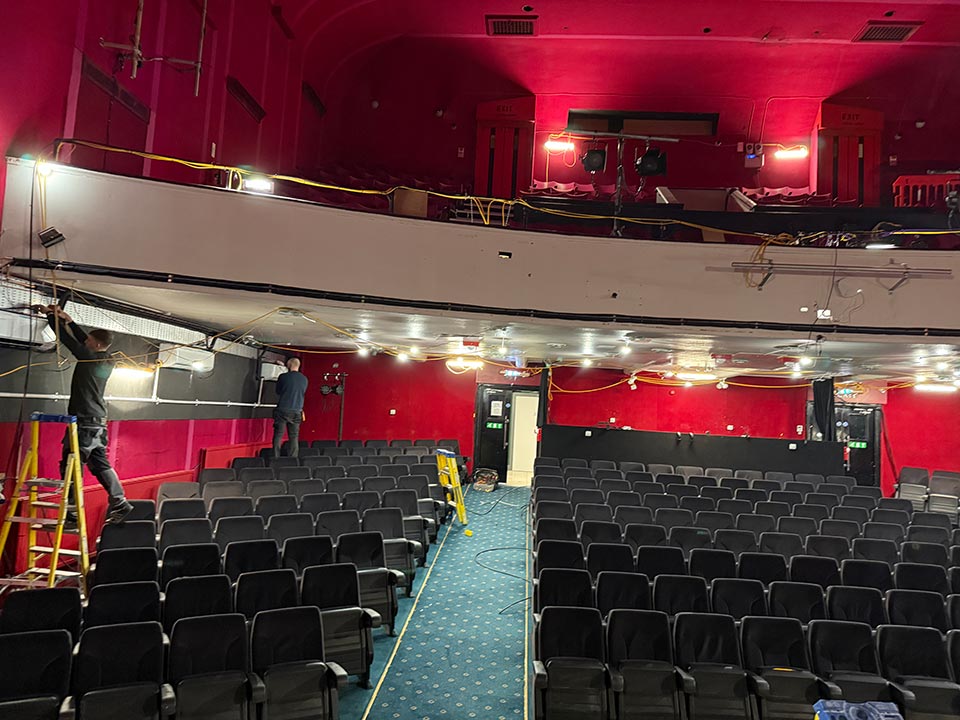 Carrying out supplies for AC cassettes at Palace Court Theatre in Bournemouth for Forth Group - Merrivale Electrical Ltd