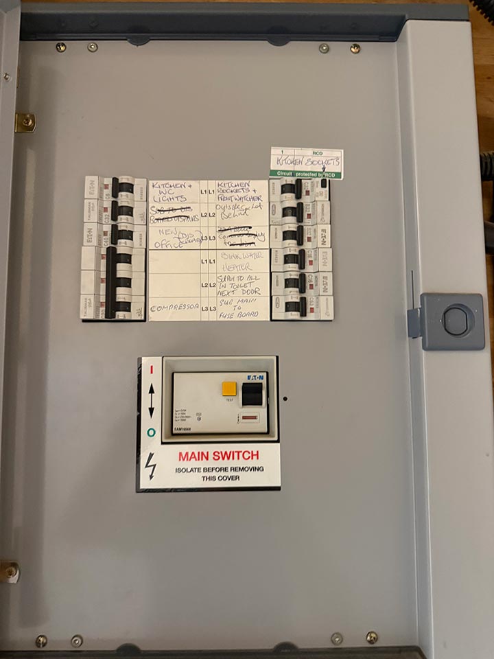 Electrical Inspection and Testing at an Industrial Premises in Ferndown with Certification Populated - Merrivale Electrical Ltd