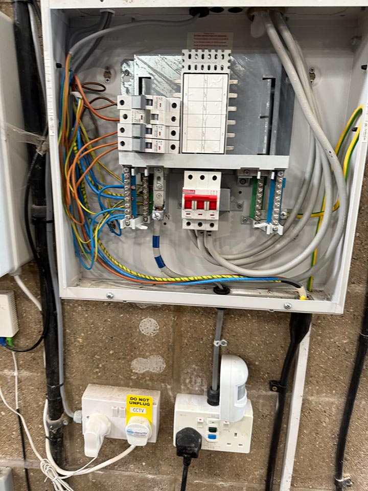 Electrical Inspection and Testing at an Industrial Premises in Ferndown with Certification Populated - Merrivale Electrical Ltd