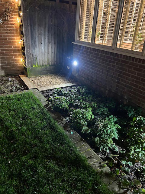 Garden Lighting Installed for Back Garden in Southbourne Bournemouth - Merrivale Electrical Ltd