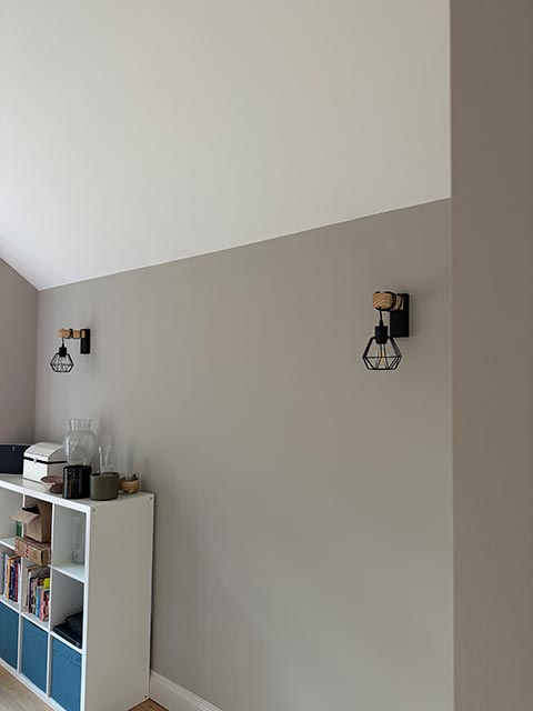 Installation of Modern Wall Lights to Customers House in Brockenhurst, New Forest, Hampshire - Merrivale Electrical Ltd