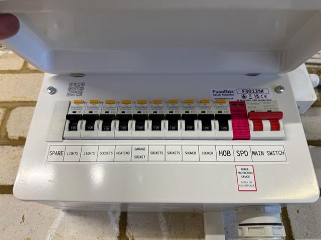 Replacement Consumer Unit for Existing Customer in Colehill, Dorset - Merrivale Electrical Ltd