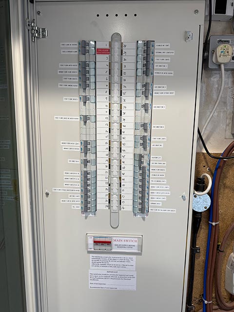 Replacement of Multi Single Phase Consumer Units at Women's Institute Head Officer in Eastleigh with Large Three Phase Distribution Board - Merrivale Electrical Ltd